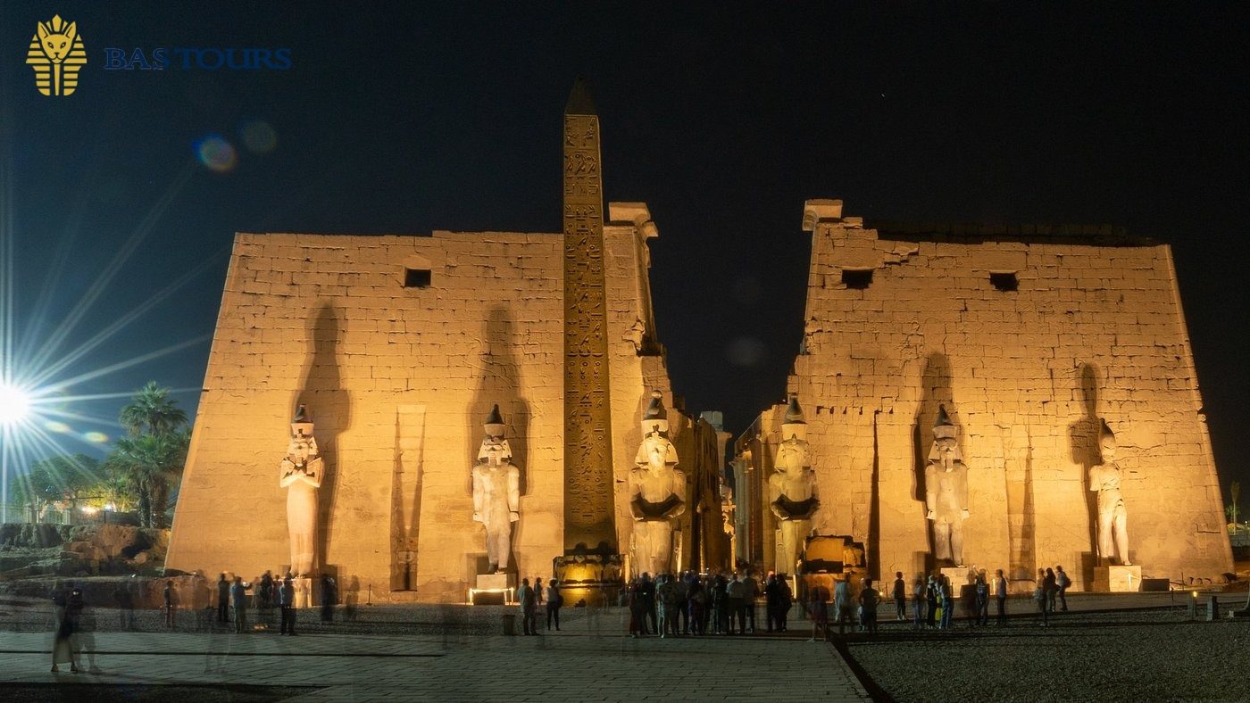 Luxor Temple by Night