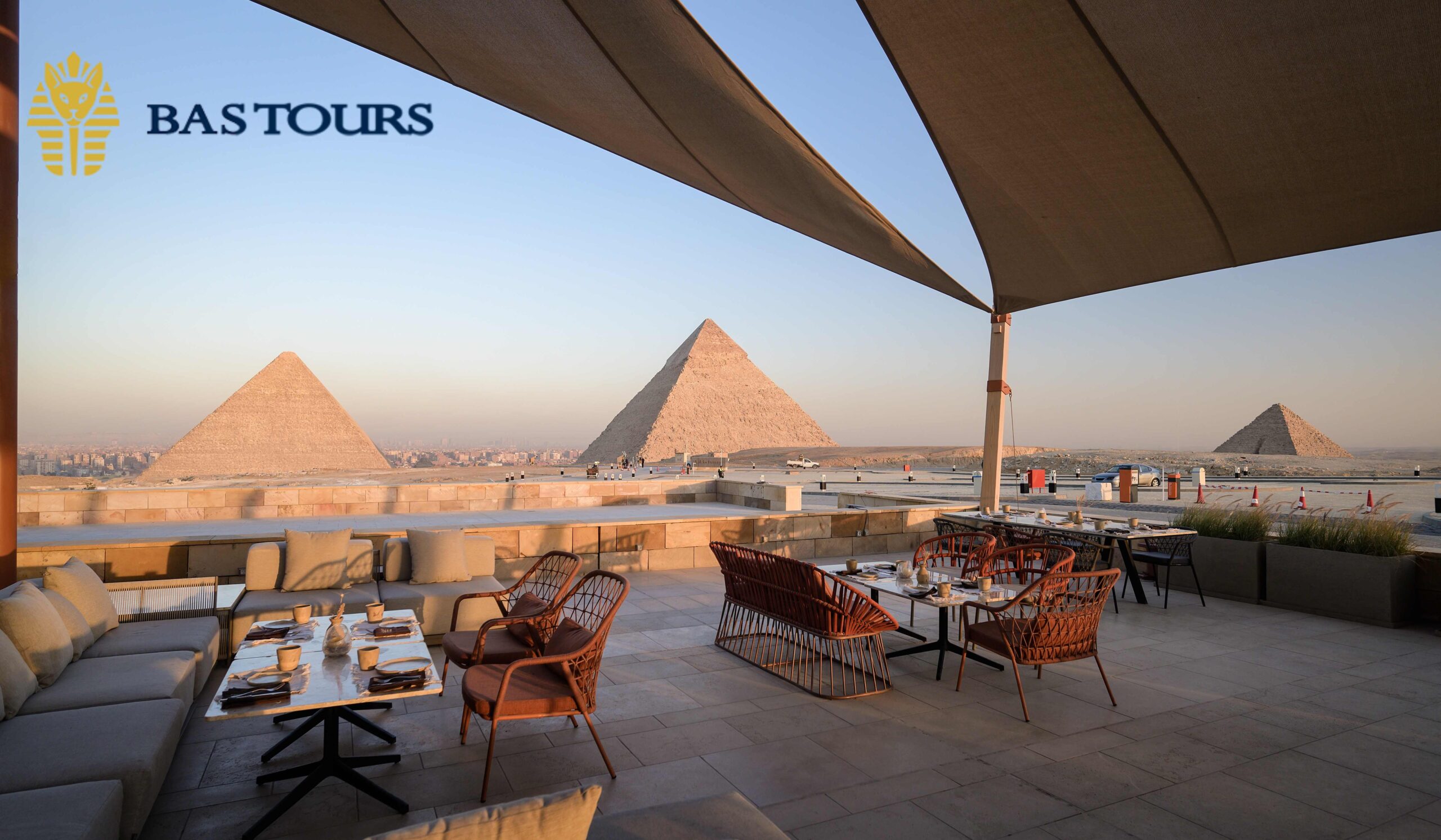 Egyptian Lunch with a View of the Pyramids