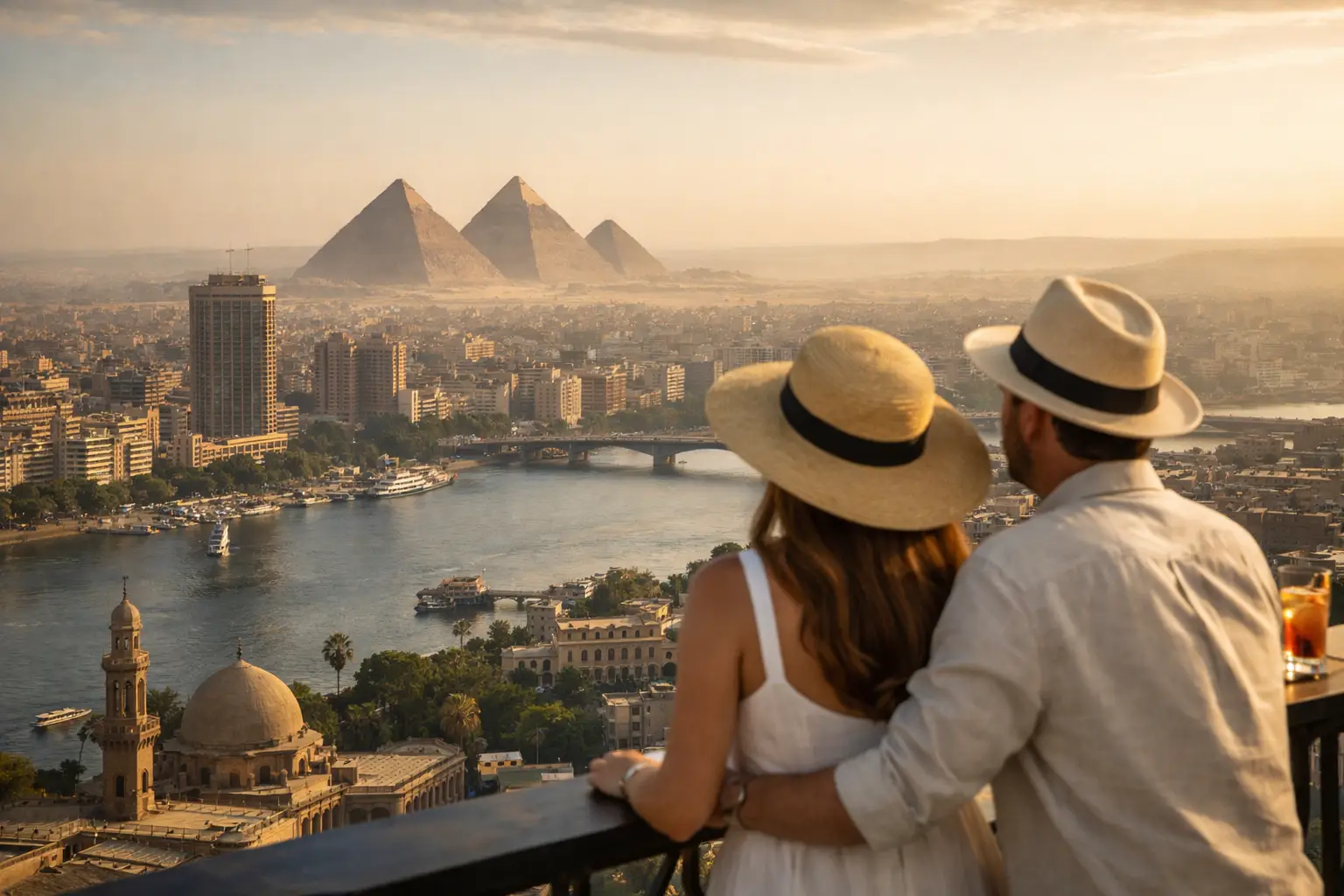 Can You See the Pyramids from Cairo?